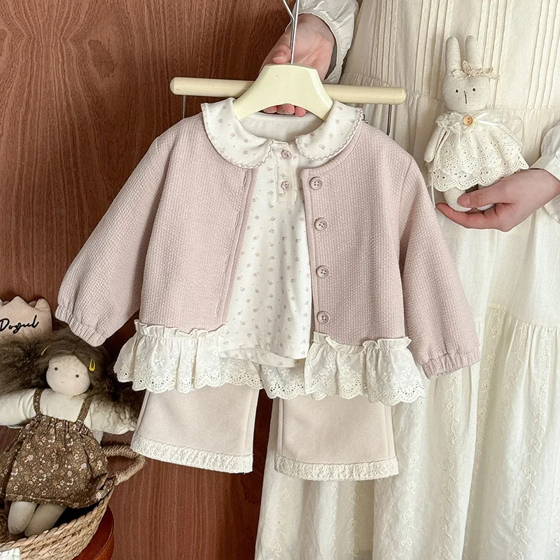 Girls Lace Jacket S… - image