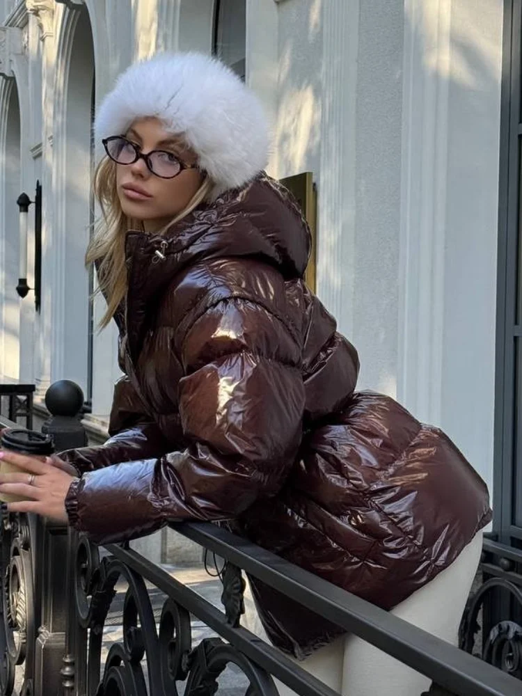 Addensare giacche di cotone donna collo alto cerniera maniche lunghe stringate cappotti staccabili 2025 inverno femminile nuovi capispalla caldi