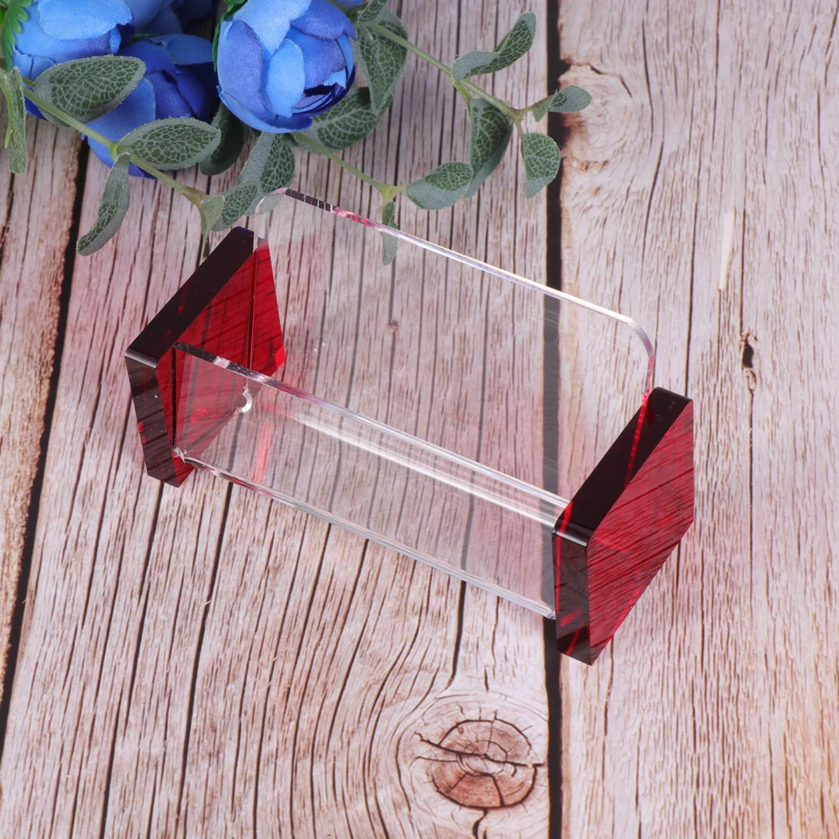 

1Pcs Business Card Holder Plastic Display Stand Office Organizer for Professional Desktop Wedding Party Table Numbers