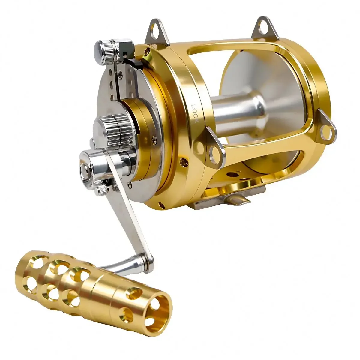 Cross-border 80w Full Metal Deep Sea Boat Fishing Trolling Drum Reel Saltwater Fishing Big Game Reel