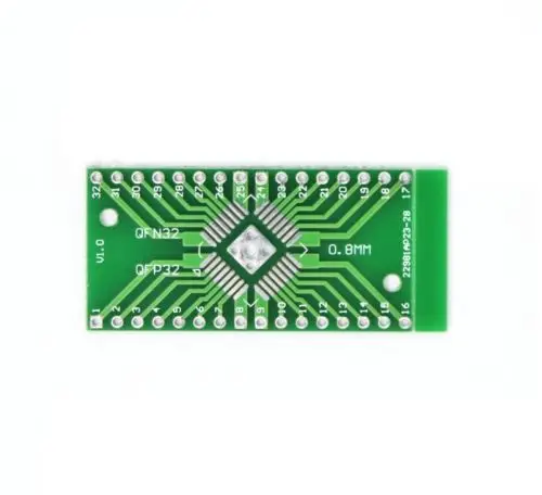 Adaptateur PCB convertisseur de carte SMD bricolage électronique, TQyen, LQyen, EQyen, QFP32, 0.8mm à DIP32, 10 pièces