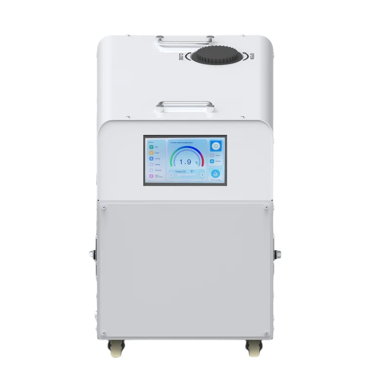 2HP Factory Direct Pump Cold Plunge Chiller with Ozone Sterilization R410A Heating And Cooling High Productivity Ice Bath