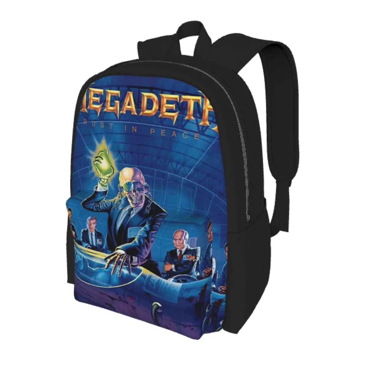 

Megadeths Heavy Metal Band Student Backpack School Bag Hiking Travel Daypack for Boys Girls Bookbag Shoulder Bags