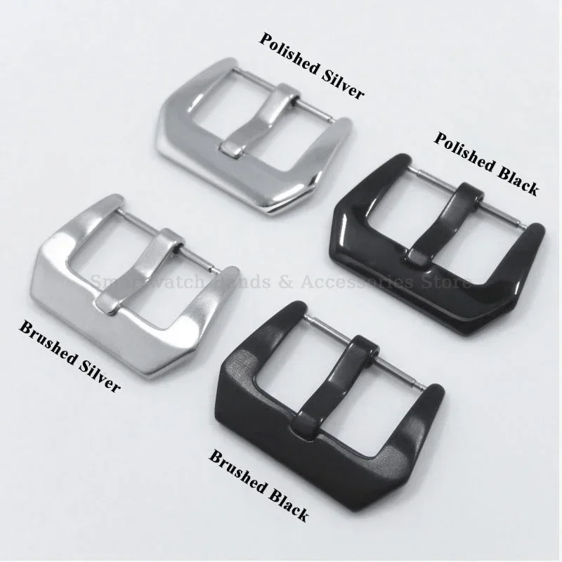 304 Stainless Steel Buckle for Panerai PAM 18mm 20mm 22mm 24mm 26mm Watch Band Clasp Polished Matte Metal Pin Buckle Accessories