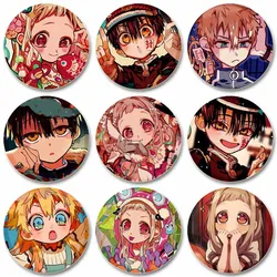 Anime Characters Kou Minamoto/Hanako-kun/Nene Yashiro/Aoi Akane/Sakura Nanamine Badge Brooches Button Pin for Clothes Decoration