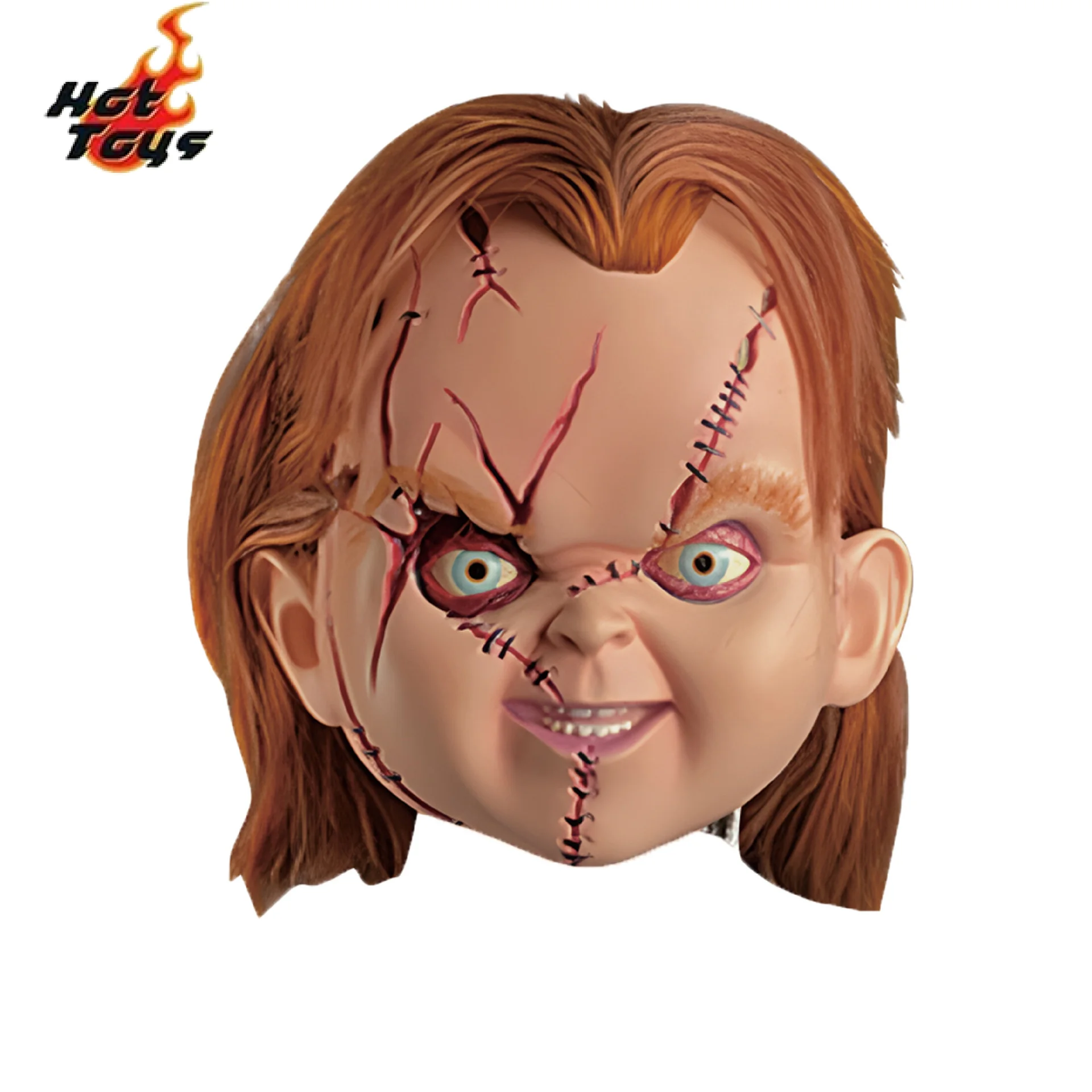 Costume di Halloween Chucky boy girl Play tuta da cartone animato blu con camicia a righe per Costume Cosplay Chucky adulto