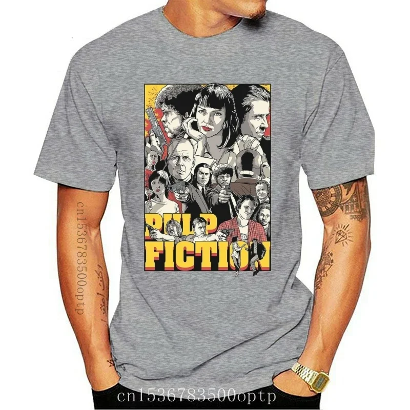 New Pulp Fiction  Wallace Jules Winnfield Vincceent Men Women Unisex T-Shirt 2756 2021 Unisex Funny Tee Shirt