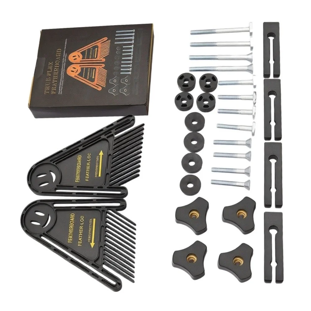 Woodworking Feather Board Set Double Featherboards Gauge for Slot For Woodworking Engraving Machine Woodworking DIY Tools