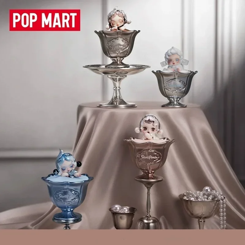 POP MART SKULLPANDA The Feast Begins Series Scented Candle Blind Box Guess Bag Desktop Decoration Cute Model Gift Girl Toys