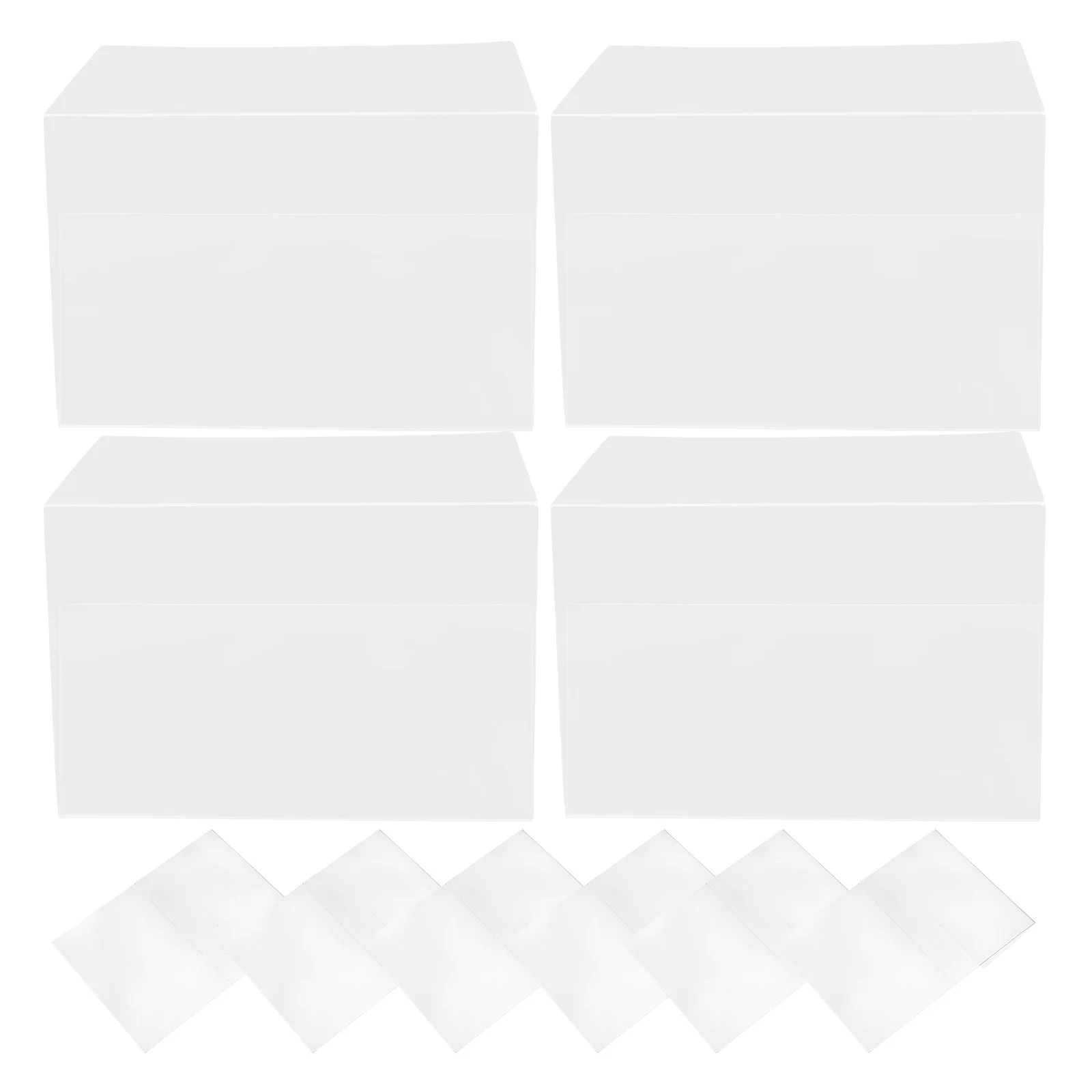 10Pcs Shelf Label Holder Clear Plastic Display Stand for Price Signs Hanging Tag Hanger L-Shape Foldable Organizer for Store