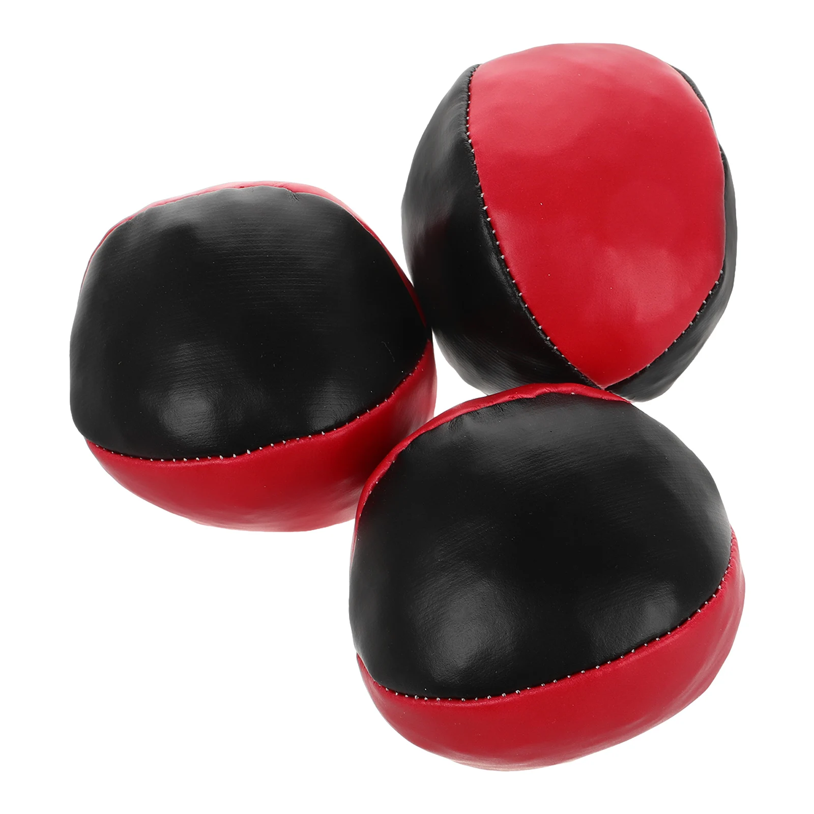 

3pcs Juggling Balls For Kids Hand Grab Ball 6.3Cm Red Black Soft Toss Catch Play Set Beginner Training Lightweight Bean Bags