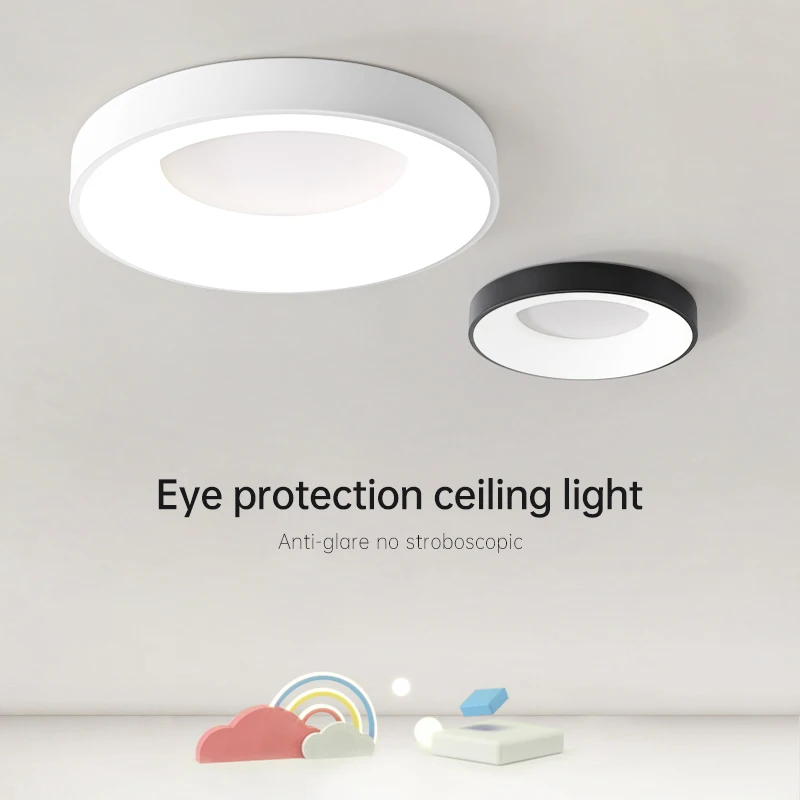 

DVLIIL 2025 Nordic Modern LED Ceiling Lights Round Ceiling Lamp Living Room Bedroom Lighting Fixtures Home Decoration Light
