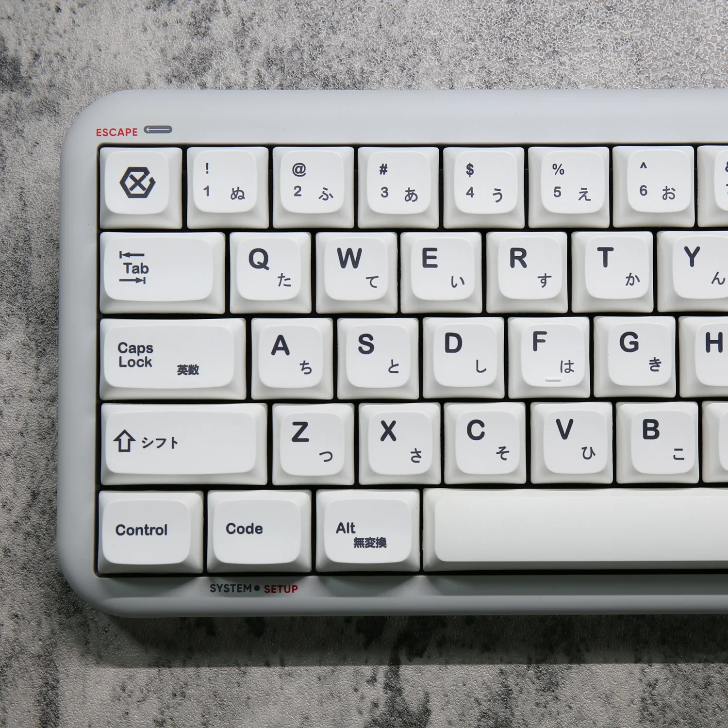 Keycap putih minimalis xda tinggi pbt sublimasi 135 buah sederhana Jepang 61/68/84/87/98/104