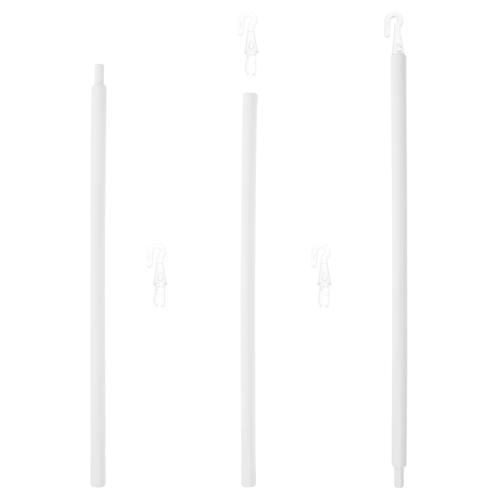 

Curtain Accessories 89CM Blind Stick with Hook Replacement Parts Lightweight Reliable Vertical Blinds Rod Opener Easy Install