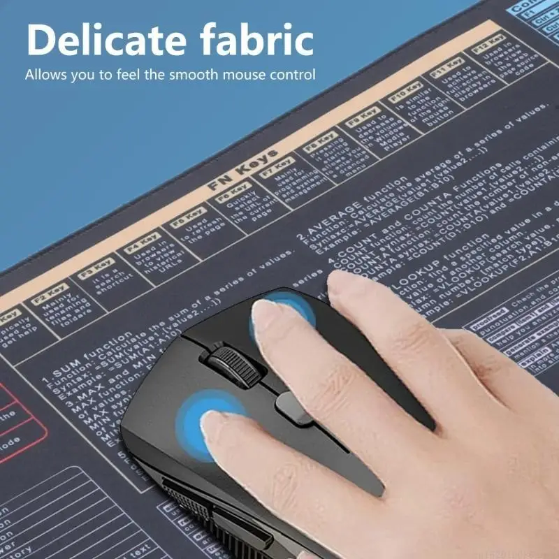 Almohadilla escritorio oficina D5BB con y acceso directo a Word y superficies impermeables para juegos y