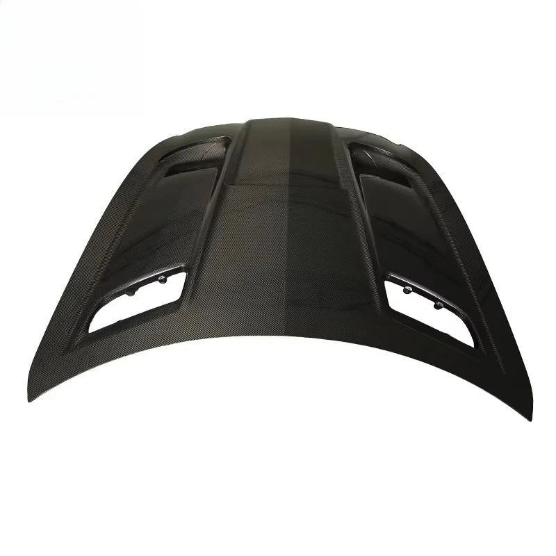 Carbon fiber hood, engine cover and aerodynamic kit carbon fiber modification suitable for Mercedes-AMG GT, GTS, GTR and GTC 3