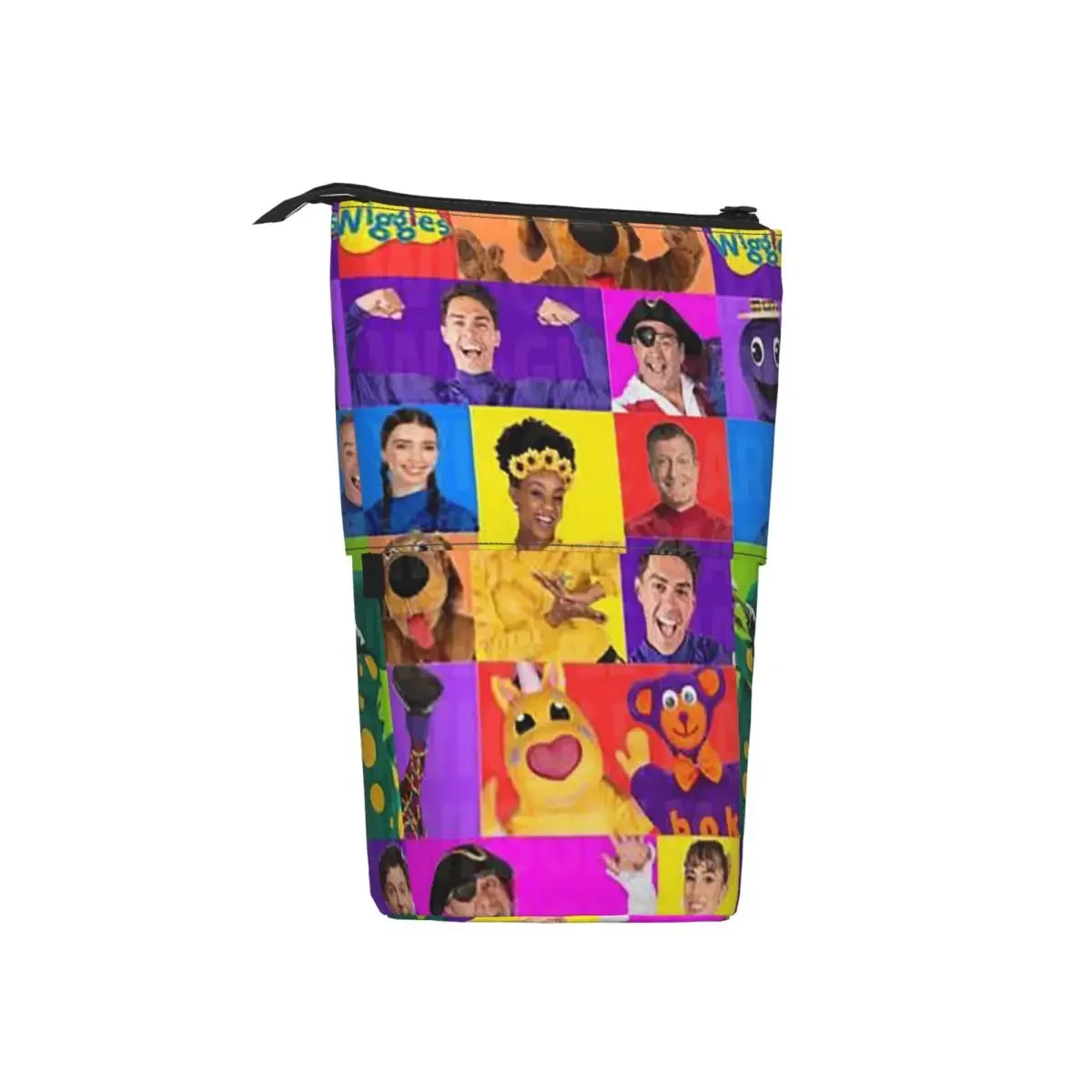 The Wiggles Tv Show Music Band Reversible Pencil Case Pen Holder Storage  Pencil Bag for Students Gifts