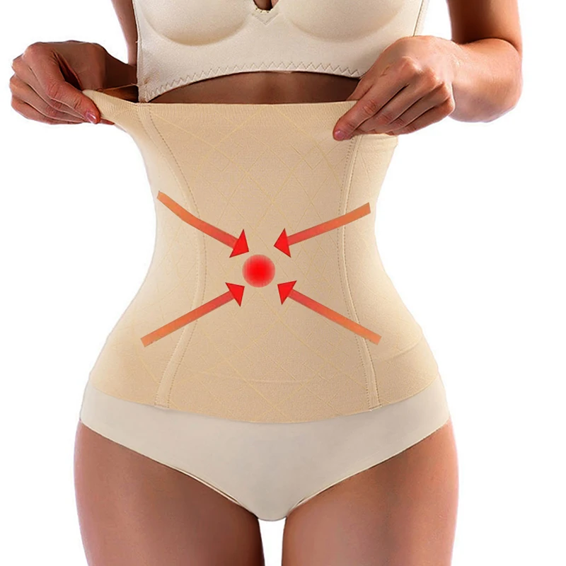 Waist Trainer Seamless Slimming Belt Women Gym Fitness Cincher Tummy Control Corset Body Shaper Weight Loss Belly Waist Wrap