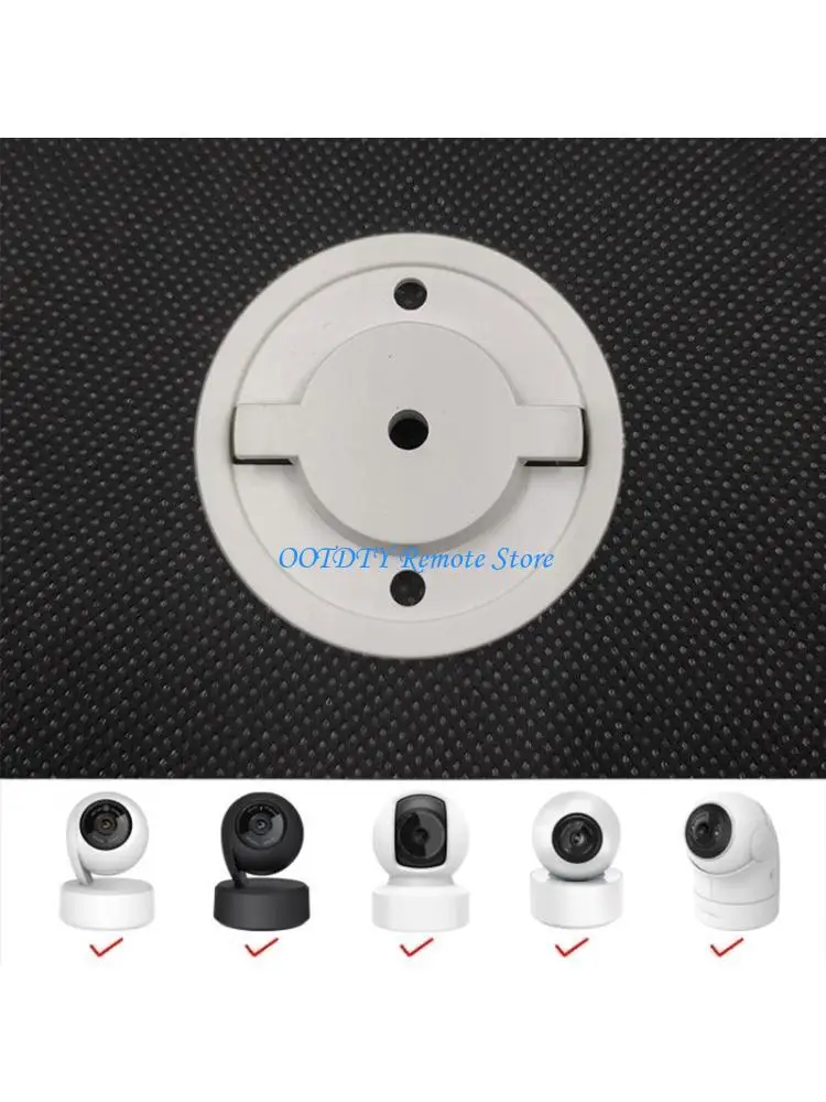  Security Camera Mount Bracket ABS Indoor Outdoor Wall Mount Bracket with Screws for CCTV Security Dome Camera