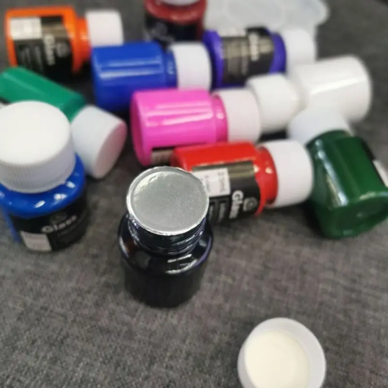 6 kolorów zestaw farb akrylowych pigmentów Premium DIY materiały do rękodzieła artystycznego do sztuki ściennej Graffiti akwarelowe rysunek artystyczny gwaszowe