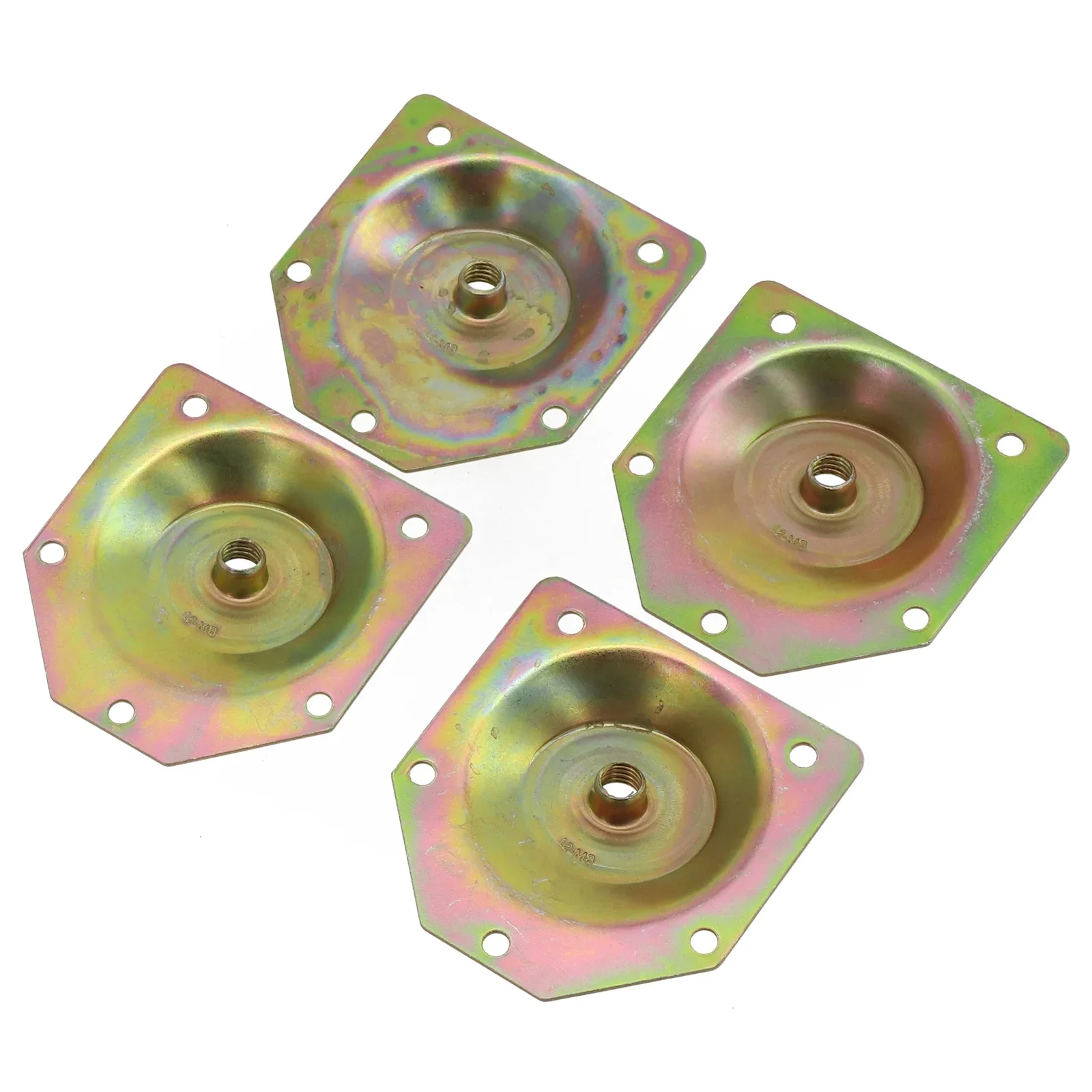 4Pcs Wood Table Leg Mounting Brackets Table Feet Sofa Angled Legs Fixing Plate Bed Furniture Hinge Table Feet With Screws