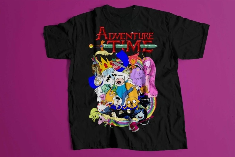 Camiseta Vintage Adventure Time, Camisetas Adventure Time Finn e Jake, Presentes para Fãs do Desenho Animado Adventure Time