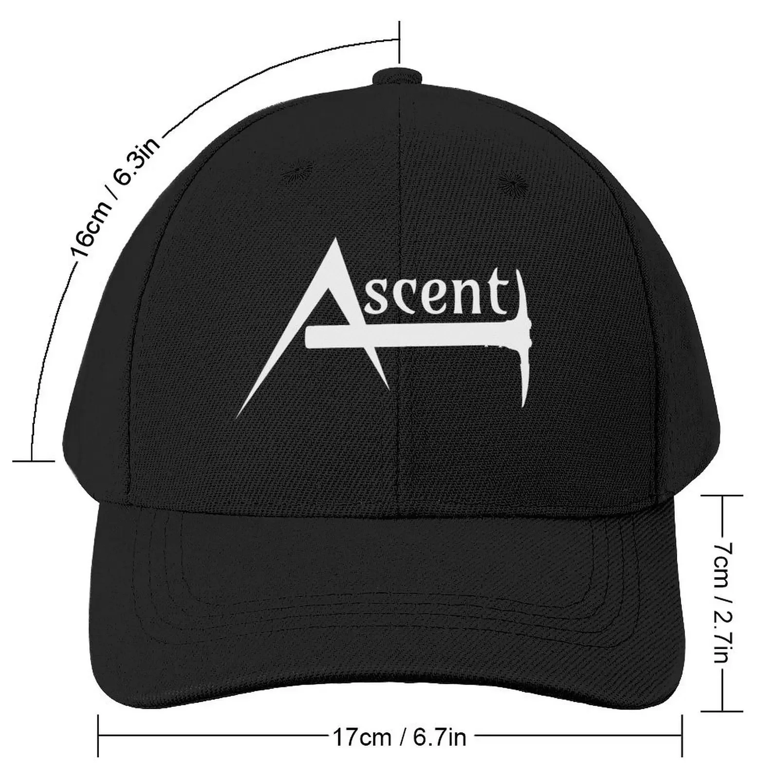 Mountaineering Ascent Ice Axes Climbing Baseball Cap Golf Cap Trucker Hat Women's Beach Visor Men's