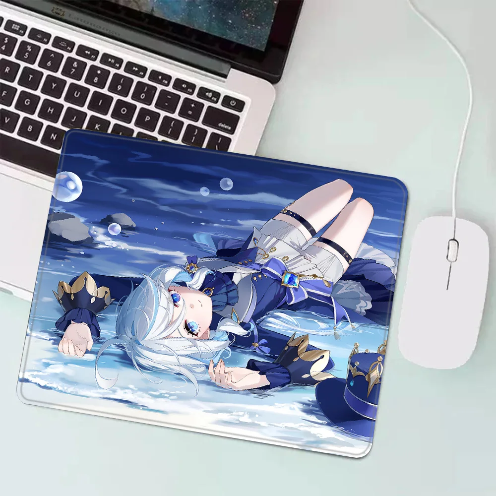 Game Genshins Impacts Furina Gaming Mouse Pad XS Small Mousepad for PC Gamer Desktop Decoration Office Mouse Mat Deskmat Rug