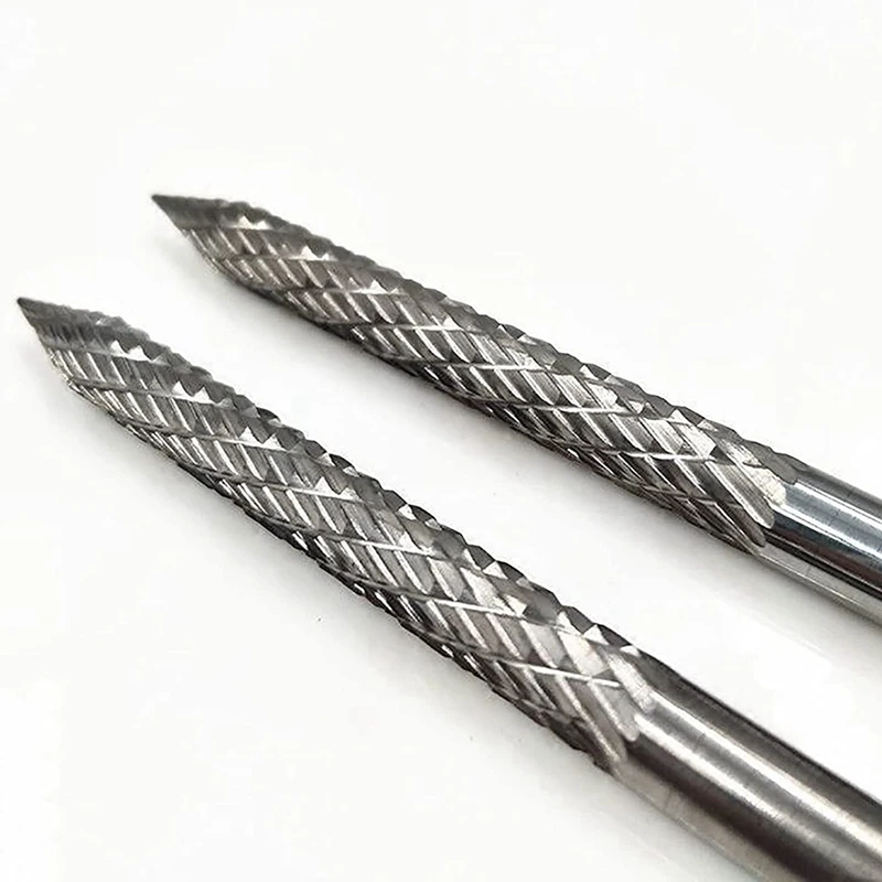 3X 3/16In 4.5Mm punte per frese in acciaio al carburo di alta qualità alesatori per pneumatici frese in metallo duro lime rotanti riamatori tagliafili strumento per pneumatici