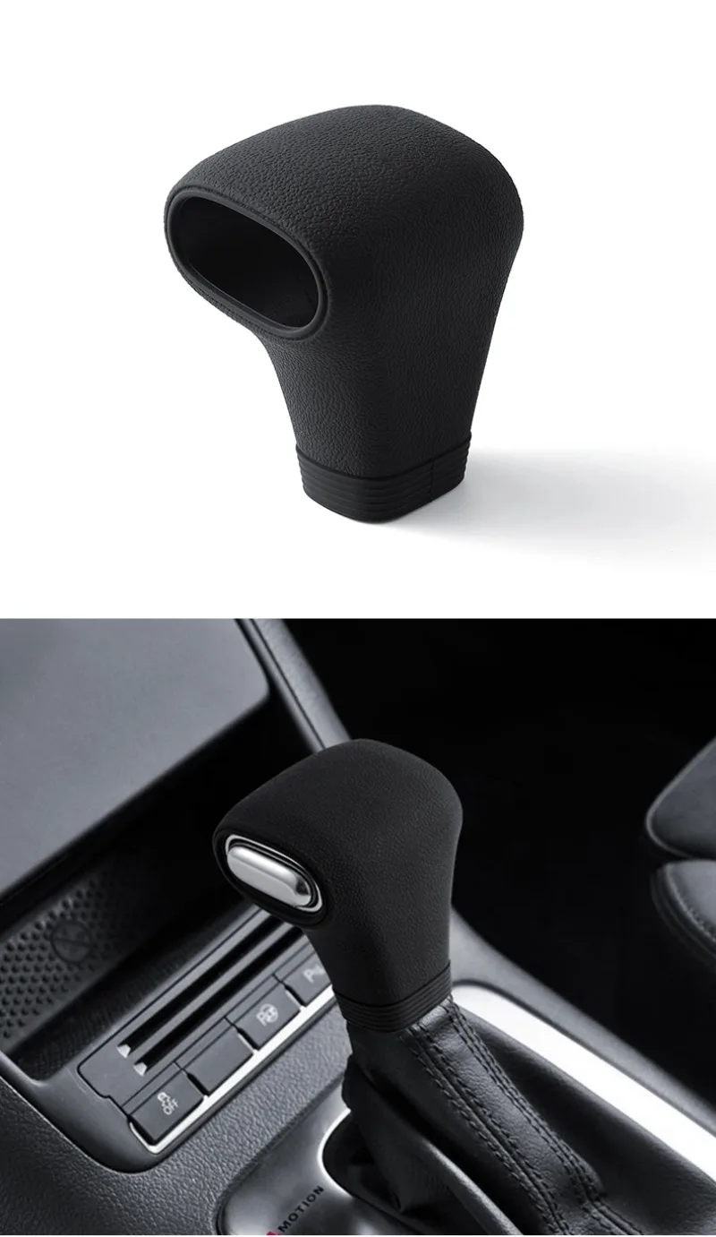 Car Automatic Gear Cover Anti-slip and Wear-resistant Silicone Handbrake Gear Protection Set for Volkswagen 08-12 Bora Cars