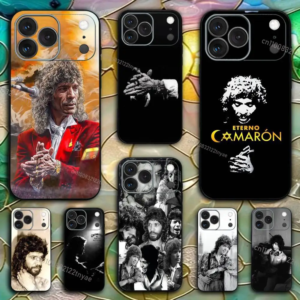 

C-Camaron De La Isla Phone Case For iPhone 17,16,15,14,13,12,11,Pro,X,XS,Max,XR,Plus,Mini Soft Silicone Black Shockproof TPU