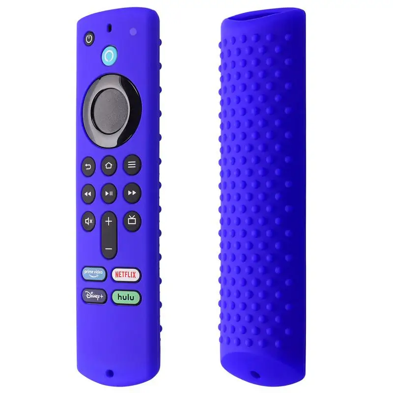 

1PC Protective Case Cover Silicone Sleeve Shockproof Anti-Slip Replacement For Stick 4K Max Remote Control