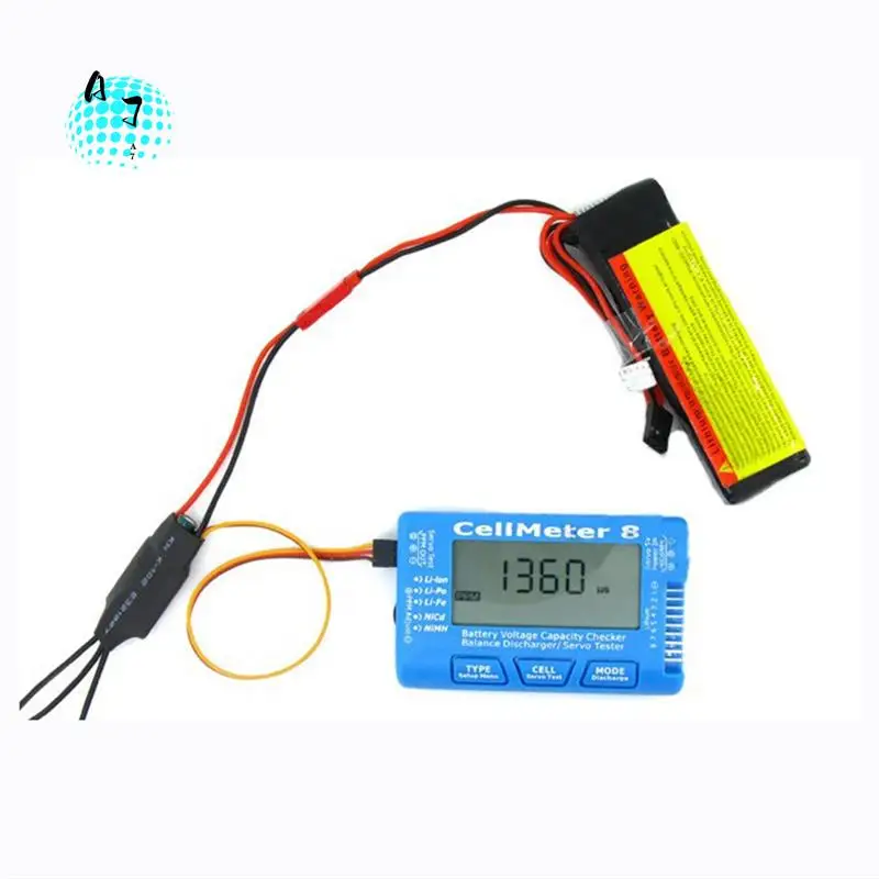 

A07F-Cellmeter 8 AOK 8S Electric Display Servo Test Narrow Frequency Servo Tester Battery Discharger Aeromodelling Tester