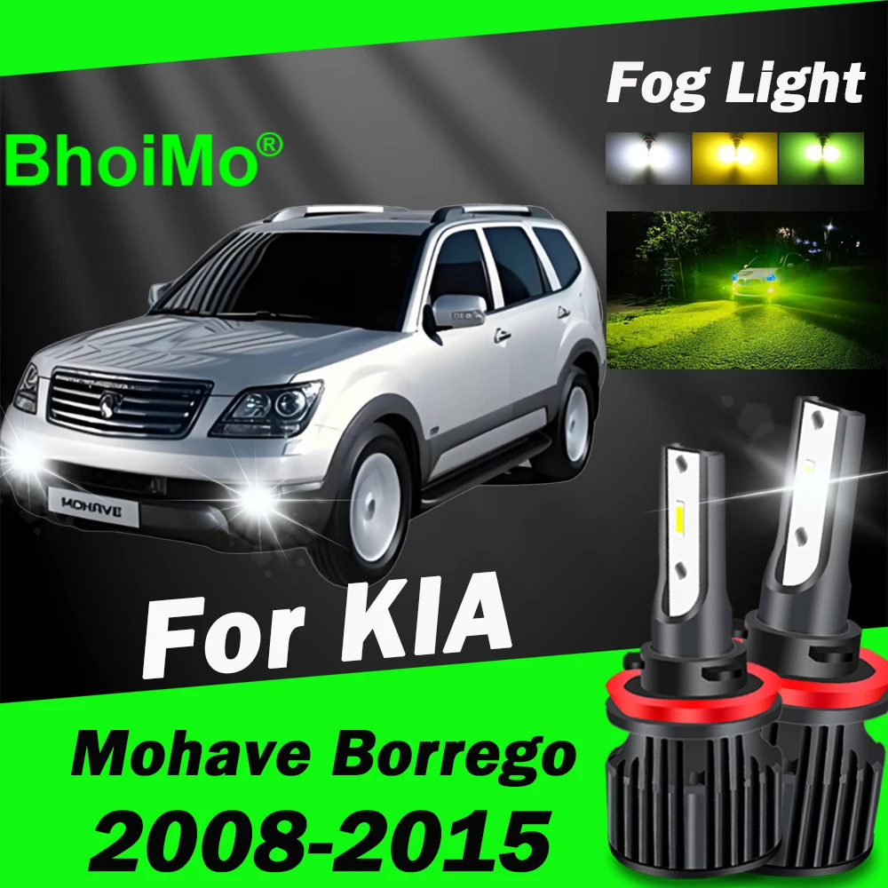

BhoiMo Led Lamp For KIA Mohave Borrego 2008 - 2015 2009 2010 2011 2012 2013 2014 Front Fog Light Bulbs