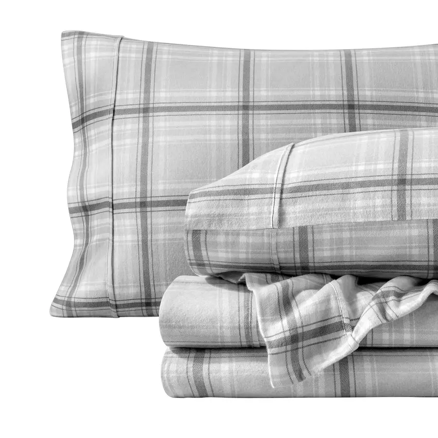

Flannel Sheet Set Prints, 100 Cotton, Velvety Soft Heavyweight Double Brushed Flannel for Extra Softness amp Comfort Deep Pocket