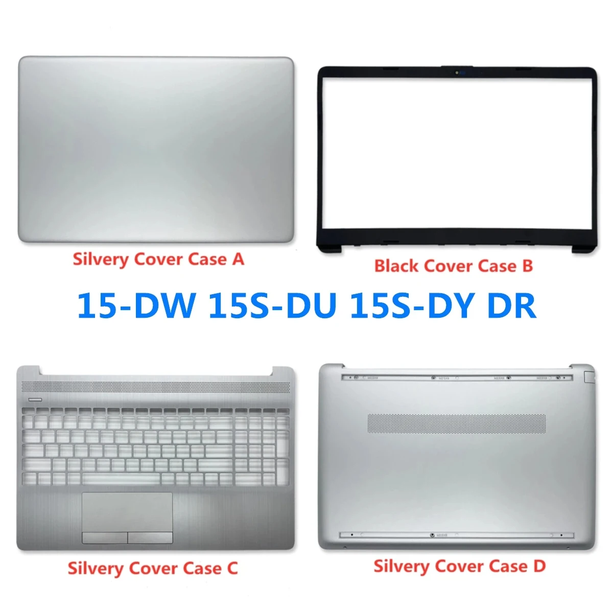 New Laptop For 15-DW 15S-DU 15S-DY 15S-DR TPN-C139 C151 250 G8 255 G8 LCD Back Cover Case/Front Bezel /Palmrest/Bottom/Hinge