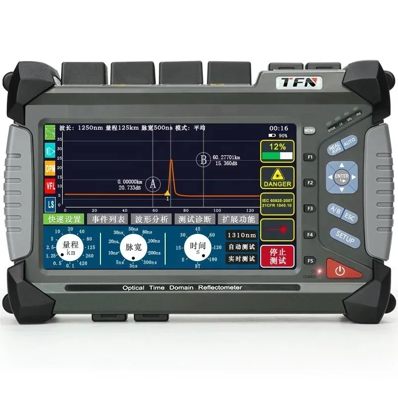 

MAIYATANG MMFactory TFN F7 In Stock OTDR Fiber Optic Highest 45dB High Precision Telecom Grade Optical Time Domain Reflectometer