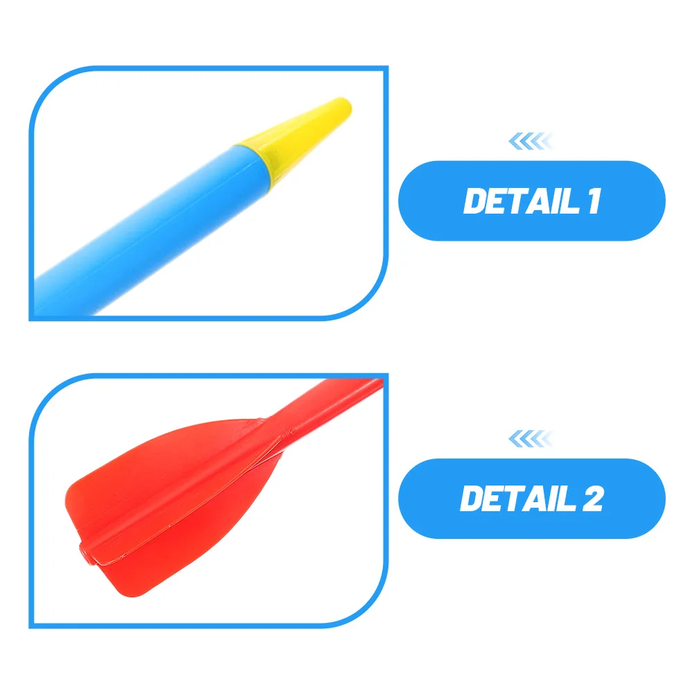 

2Pcs Long Javelins Props for Kids Lightweight Training Javelin Equipment Soft Tip Safety Design Practice Supply for Beginners