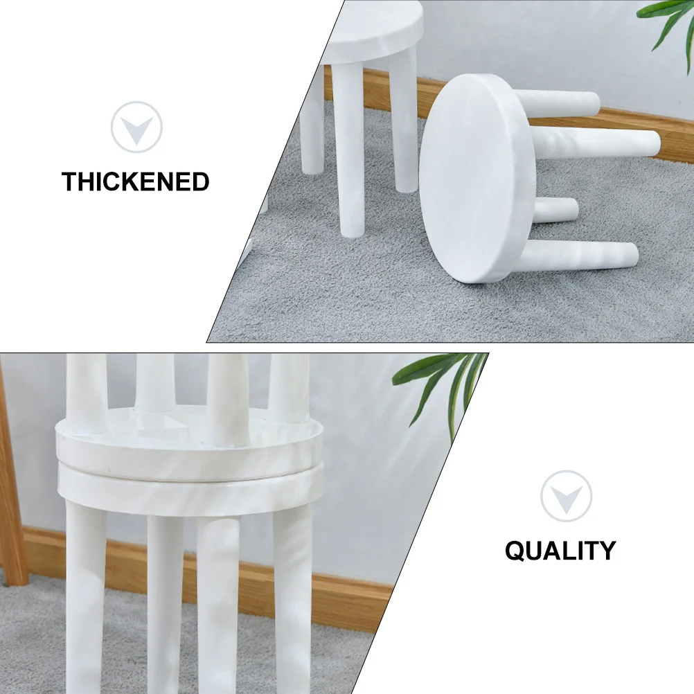 

1Pcs Small Low Non-Slip Stool Household Plastic Thickened Anti-Skid Footstool Children Bathroom Furniture Stool