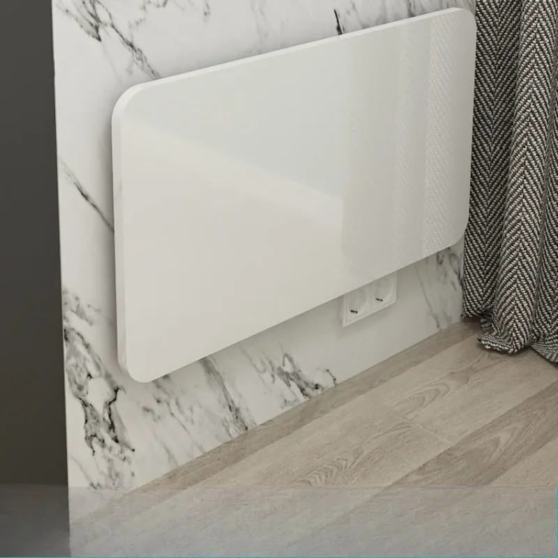 

Foldable shelf No punching Kitchen wall shelf Wall hanging table One word baffle computer folding desk