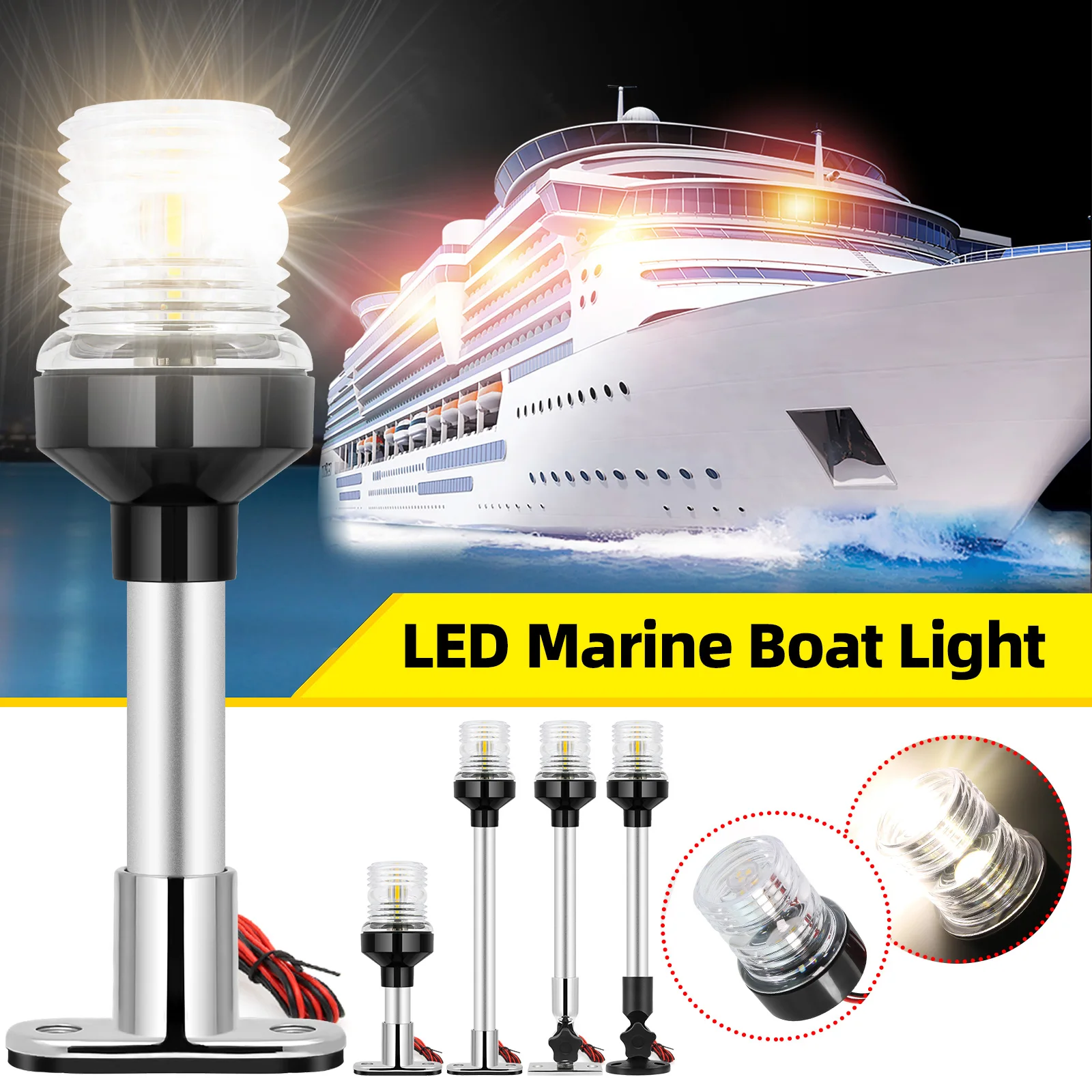 6/12-calowy składany LED-owy s – Fishing Boat Paddle recenzja i cena