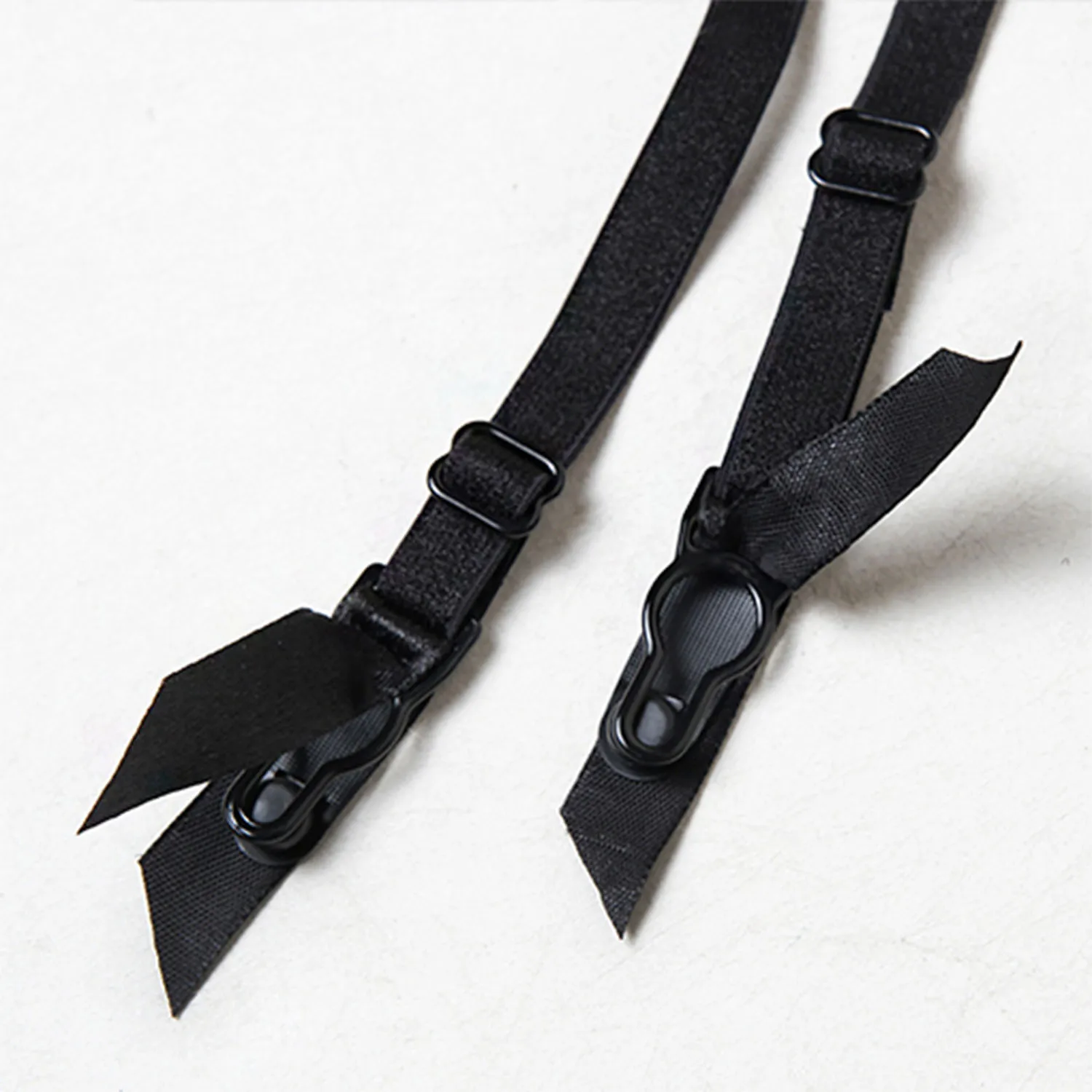 100Pcs Nylon Coated Metal Suspender Clip Garter Stocking Belt End Buckle Bra Making Garment DIY Accessories Replacement Parts