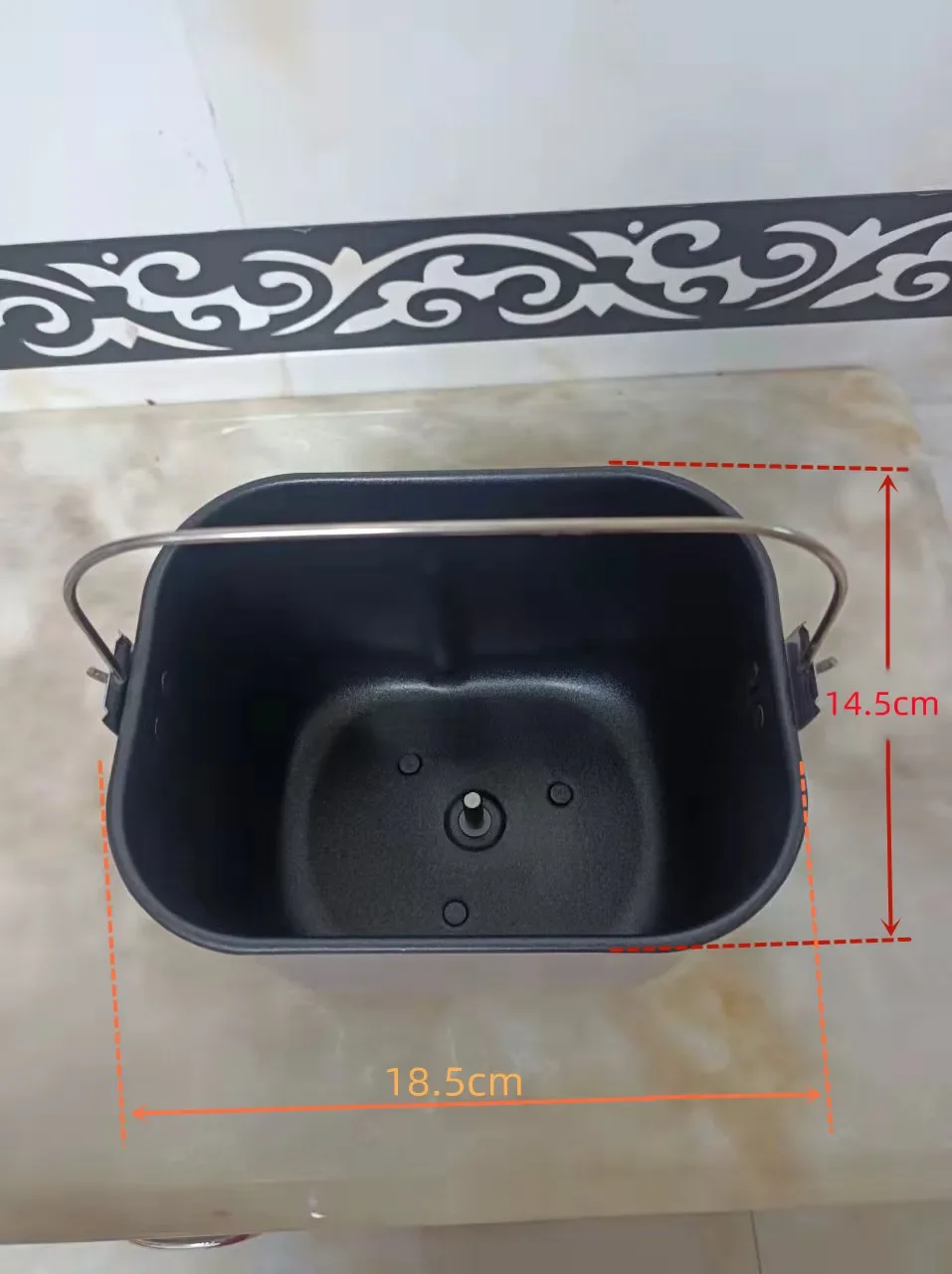 Bread machine liner bucket accessories HD9015/9016/9046/9045 non-stick coating mixing bucket + mixing knife