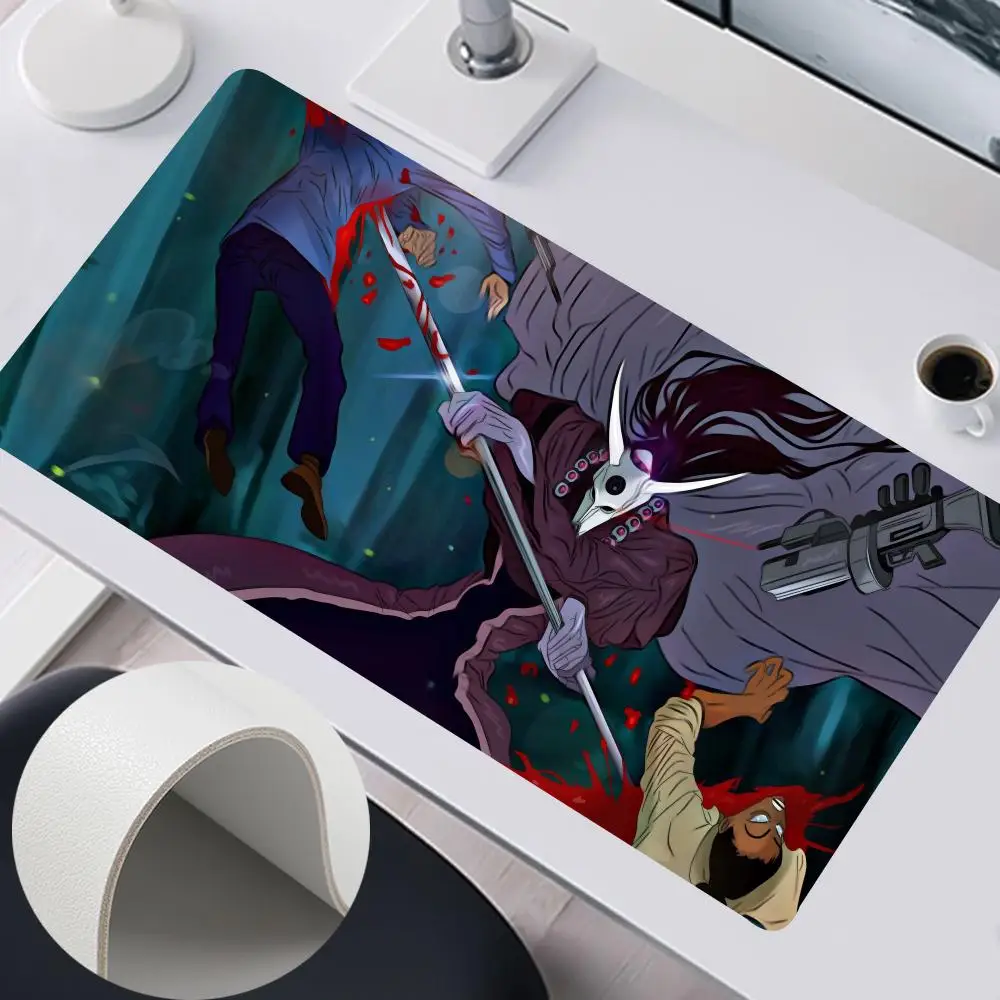 T-The Promised Neverland Mouse Pad 900x400mm desk decor Keyboard PC Desk Pads HD Printing Computer Double Sided Leather Non-slip