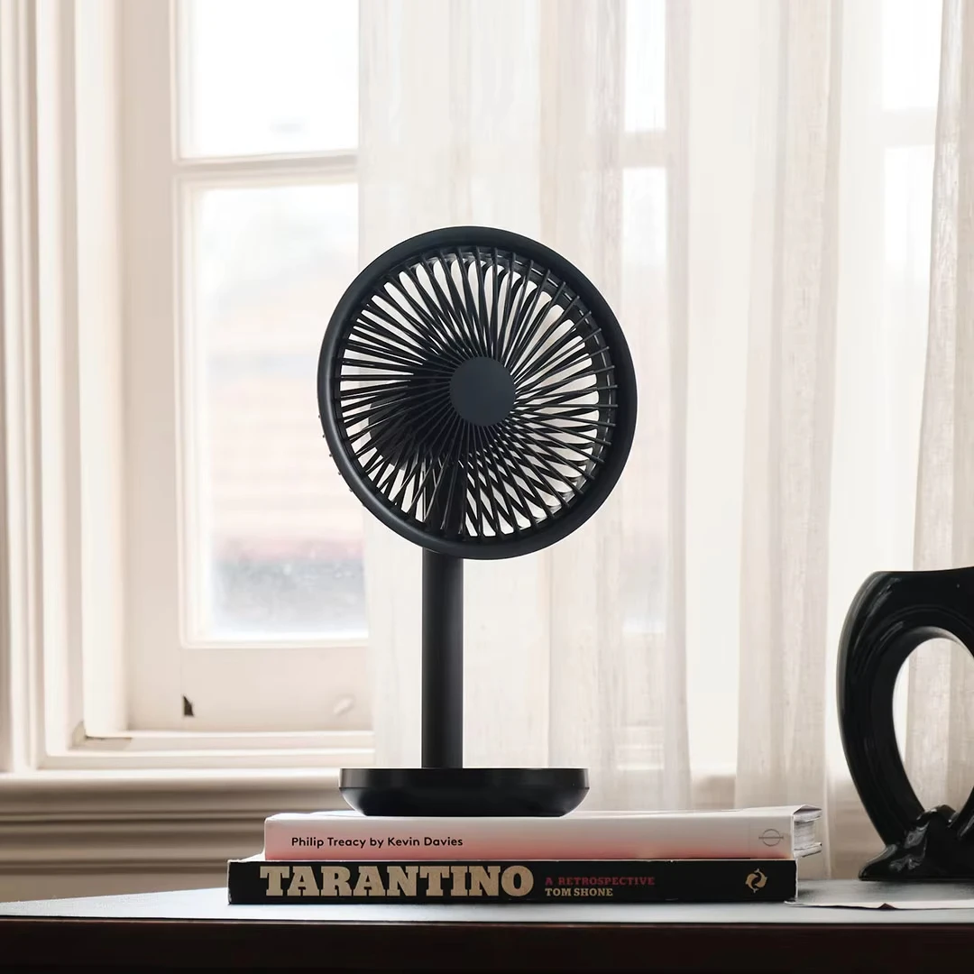 Youpin SOLOVE F5 مروحة صغيرة لسطح المكتب مراوح قائمة محمولة من النوع C USB قابلة لإعادة الشحن بقدرة 4000 مللي أمبير في الساعة طاولة مكيف هواء سهلة الحمل