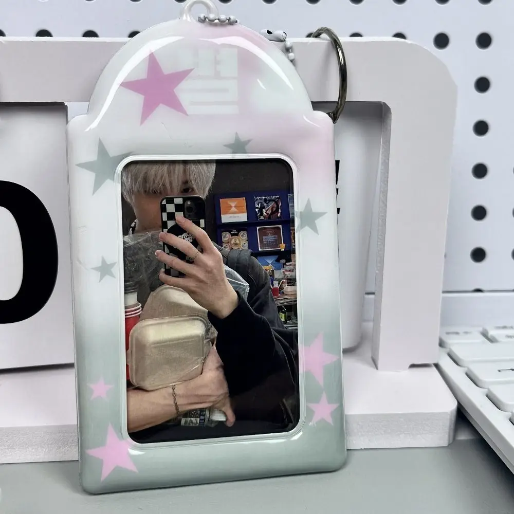 لطيف الكرتون Photocard حامل Kawaii الحلو حامل البطاقة البلاستيكية بطاقة حماية غطاء البطاقة بطاقات الحافلة #4