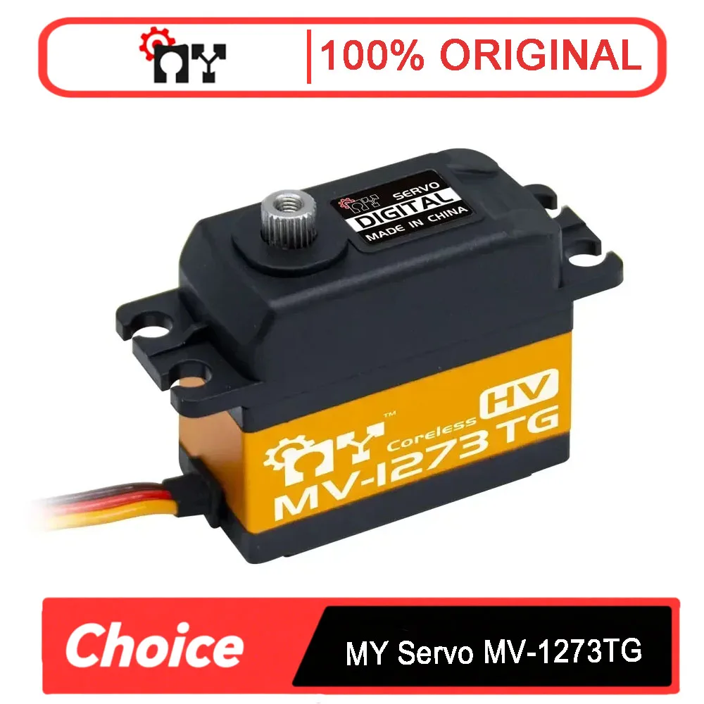 

OverShoot MV-1273TG HV Servo - Titanium Gears Coreless Digital (7.4V 16KG) for RC Performance Helicopters