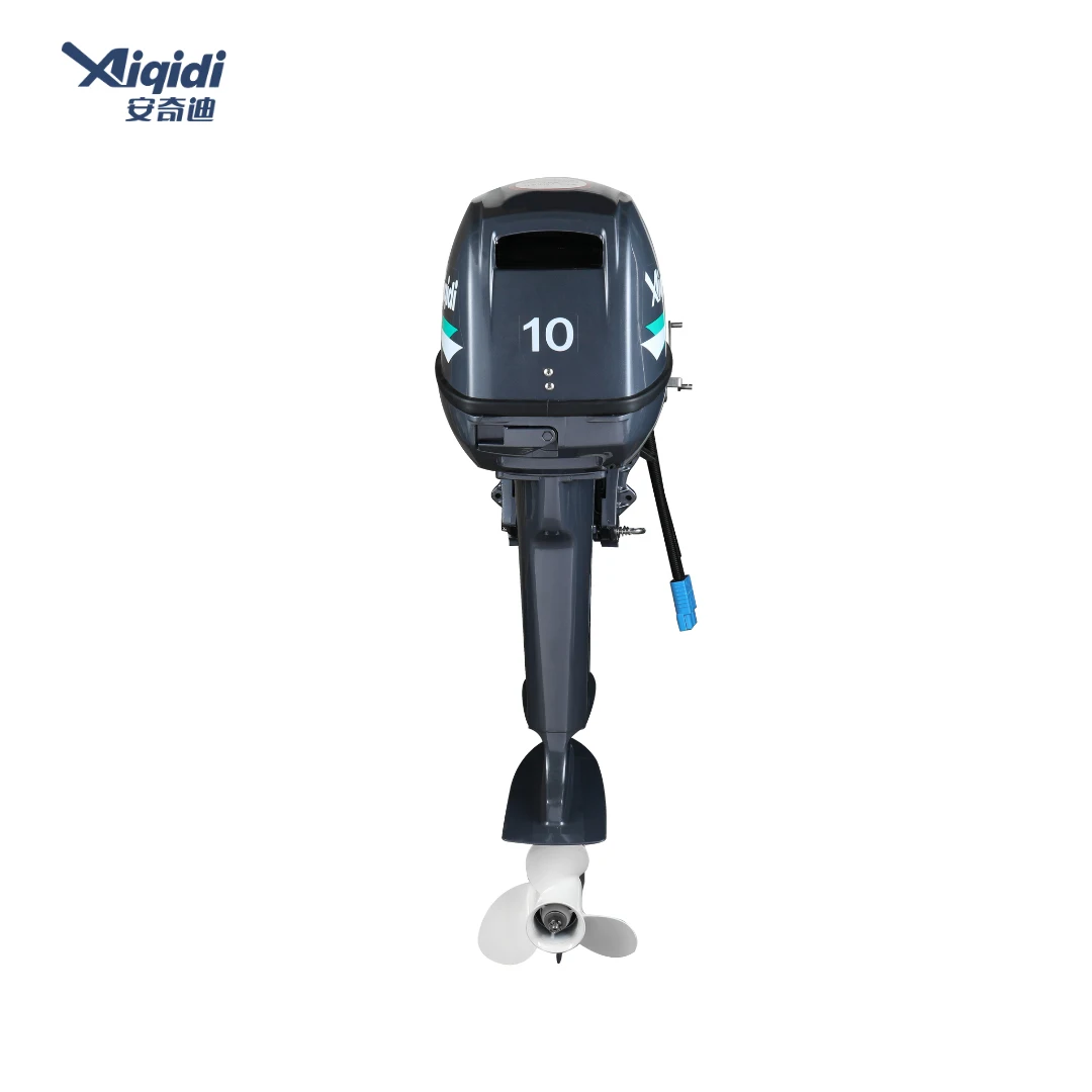 E10 7.3KW 10HP Electric Boat Motor Flexible Operation AIQIDI Outboard Motor with Tiller/Remote Control