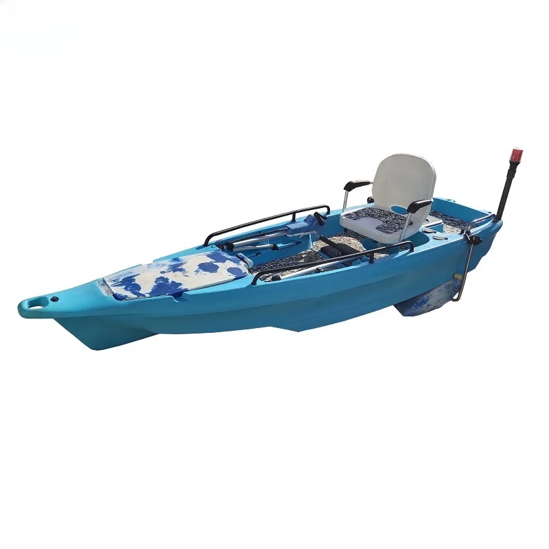 Large Plastic Kayak Fishing Boat Fishing Boat Comes with Pump Spray System Electric Drive and Pollution-free