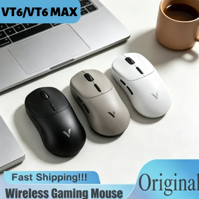 Elite Rapoo VT6 MAX Wireless Gaming Mouse PAW3950 8000Hz Polling Rate Lightweight E-sports Mice for Gamers